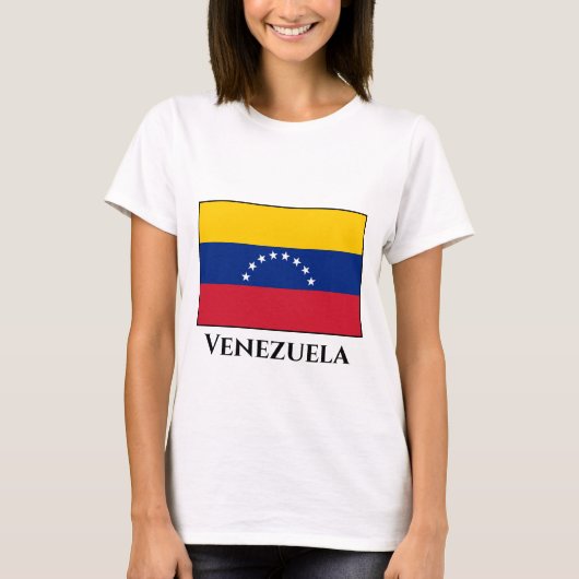 T-shirt Drapeau vénézuélien (Devant)