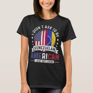 T-shirt Drapeau vénézuélien américain Fierté vénézu