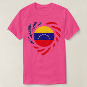 T-shirt Drapeau vénézuélien du Patriot Multinational Améri (Design devant)