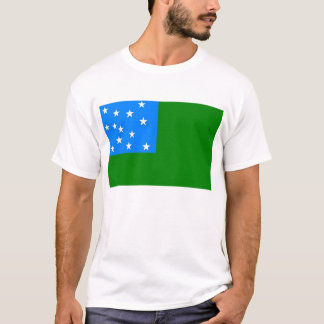 T-shirt Drapeau vert de garçons de montagne