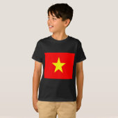 T-shirt drapeau vietnam (Devant entier)