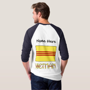 T-shirt Drapeau vietnamien du Sud-Vietnam Personnalisation