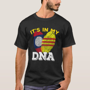 T-shirt Drapeau vietnamien Viet Kieu Vietnam Laos Lao Main