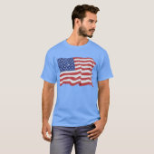 T-shirt Drapeau vintage (Devant entier)