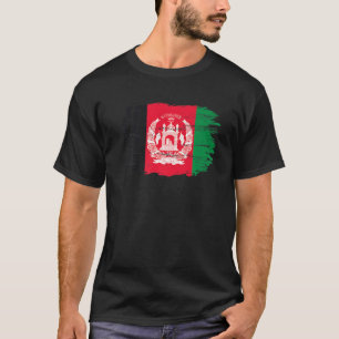 T-shirt Drapeau vintage Afghanistan pour l'Afghanistan