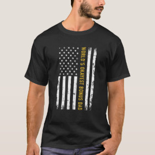 T-shirt Drapeau Vintage américain américain américain le p