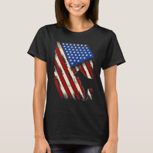 T-shirt Drapeau vintage américain Retro Allemand Berger Ch