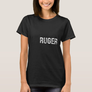 T-shirt Drapeau vintage américain Retro Ruger Usa Family M