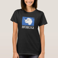 Drapeau vintage Antarctique