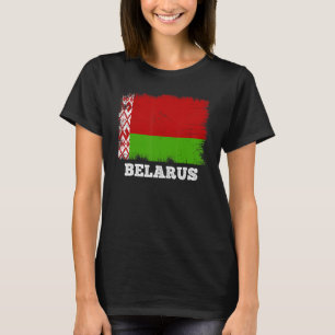 T-shirt Drapeau vintage Biélorussie Pays Drapeau rétro Bié