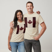T-shirt Drapeau vintage Canada (Unisexe)