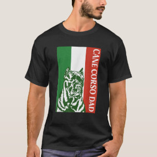 T-shirt Drapeau vintage Canne Corso Italiano Papa Chien It