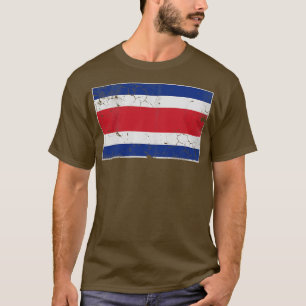 T-shirt Drapeau vintage Costa Rica Costa Rica Tico