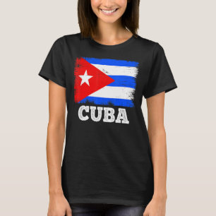 T-shirt Drapeau vintage Cuba Pays Drapeau rétro Cuba