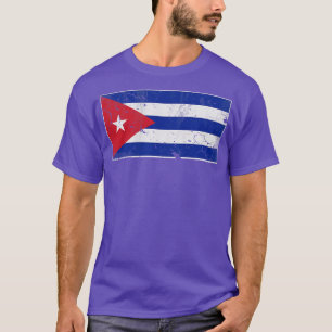 T-shirt Drapeau vintage De Cuba Cubain Rétro Cubano