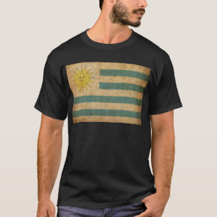 T-shirt Drapeau vintage de l'Uruguay