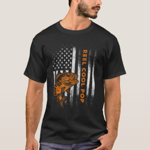 T-shirt Drapeau Vintage Drapeau américain Cool Pepe Pères