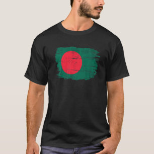 T-shirt Drapeau vintage Du Bangladesh
