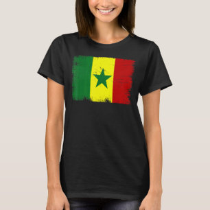 T-shirt Drapeau vintage du Sénégal Fête de l'indépendance