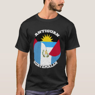 T-shirt Drapeau vintage guatémaltèque Antiguan Antigua Gua