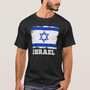 T-shirt Drapeau vintage Israël Pays Drapeau rétro Israël