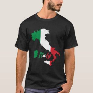 T-shirt Drapeau Vintage italien Italie Fierté Hommes Femme