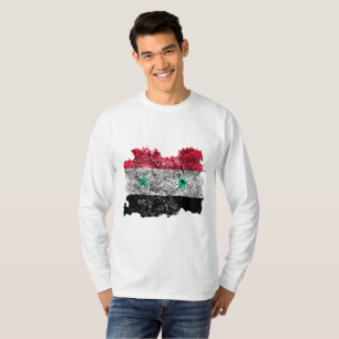 T-Shirt Drapeau Vintage Syrie