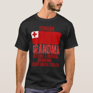 T-shirt Drapeau vintage Tongan Grandma Tonga Fête De La M