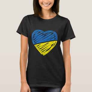 T-shirt Drapeau vintage ukrainien de l'Ukraine Fierté Drap