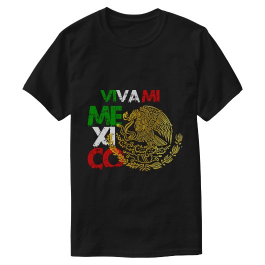 T-shirt Drapeau Viva mi Mexico