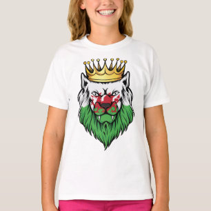 T-shirt Drapeau Wales Lion King