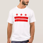 T-shirt Drapeau Washington D.C. Capitol (Devant)