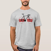 T-shirt Drapeau Washington D.C. Cyclisme (Devant)