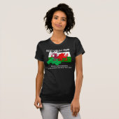 T-shirt Drapeau WELSH MUM de Galles personnalisable (Devant entier)