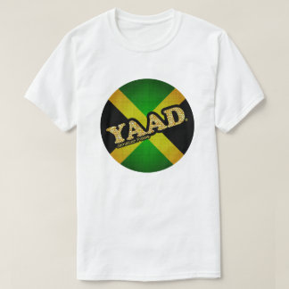 T-shirt Drapeau Yaad Jamaïcain à motif rond