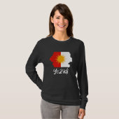 T-shirt Drapeau Yézidi Ezidi (Devant entier)