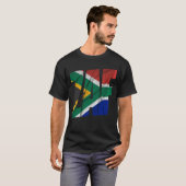T-shirt Drapeau ZAF - Afrique du Sud (Devant entier)