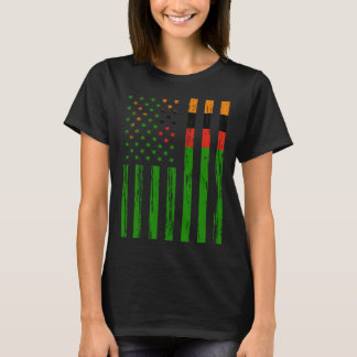 T-shirt Drapeau zambien Amérique États-Unis C'est dans mon