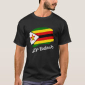 T-shirt Drapeau zimbabwéen Zimbabwe (Devant)