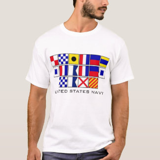 T-shirt Drapeaux 2 de marine