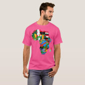 T-shirt Drapeaux africains (Devant entier)