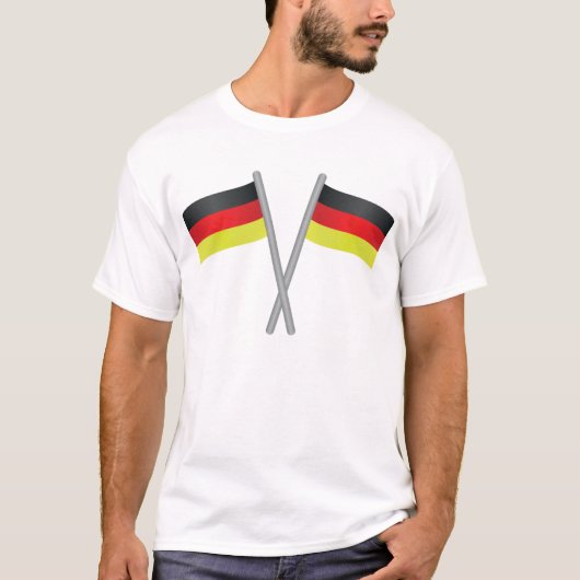 T-shirt drapeaux Allemagne (Devant)