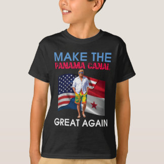 T-shirt Drapeaux américains Donald Trump rend le canal de