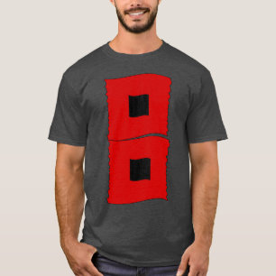 T-shirt Drapeaux d'avertissement d'ouragan Drapeaux d'orag