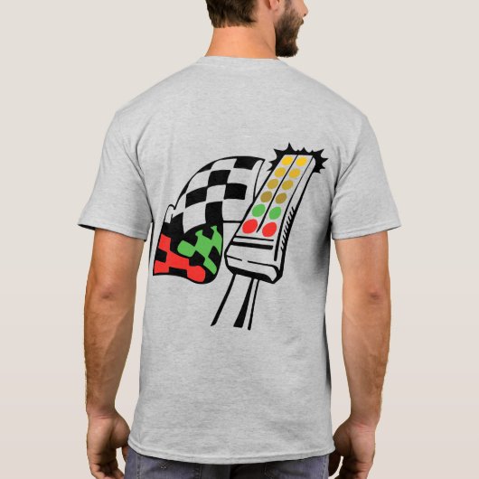 T-shirt Drapeaux de course "GO GO GO GO GO" (Dos)