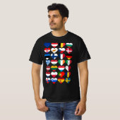 T-shirt Drapeaux de l'Union européenne (Devant entier)