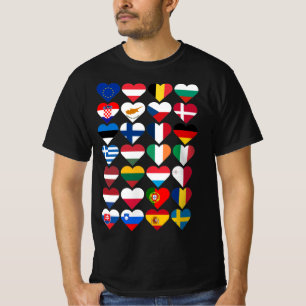 T-shirt Drapeaux de l'Union européenne 