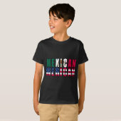 T-shirt Drapeaux de Merican de Mexicain '- (Devant entier)