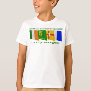 T-shirt Drapeaux de Monaghan du comté