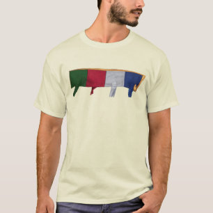T-shirt Drapeaux de prière bouddhiste, monastère Kagyu S